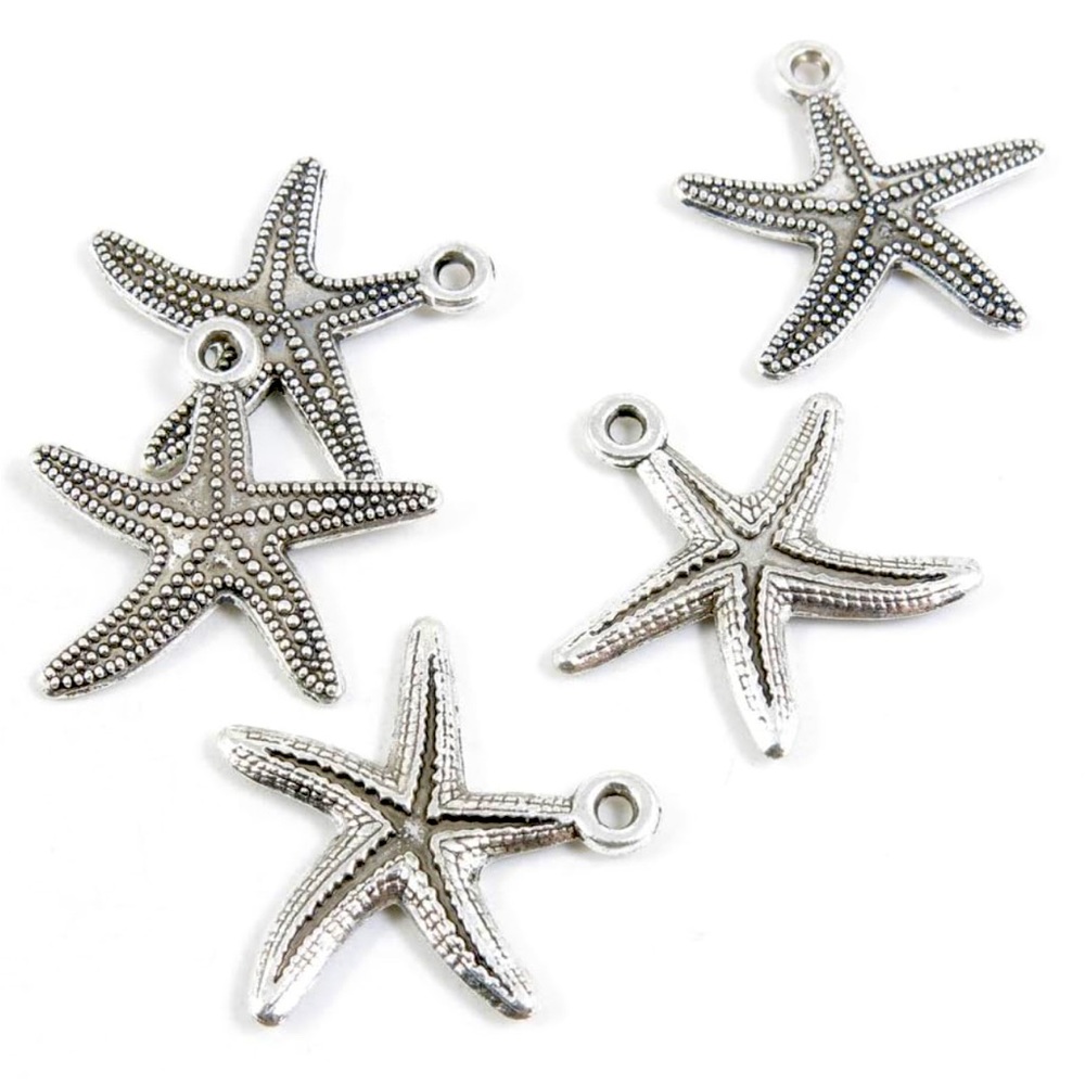 Sea Life Metal Starfish Pendant